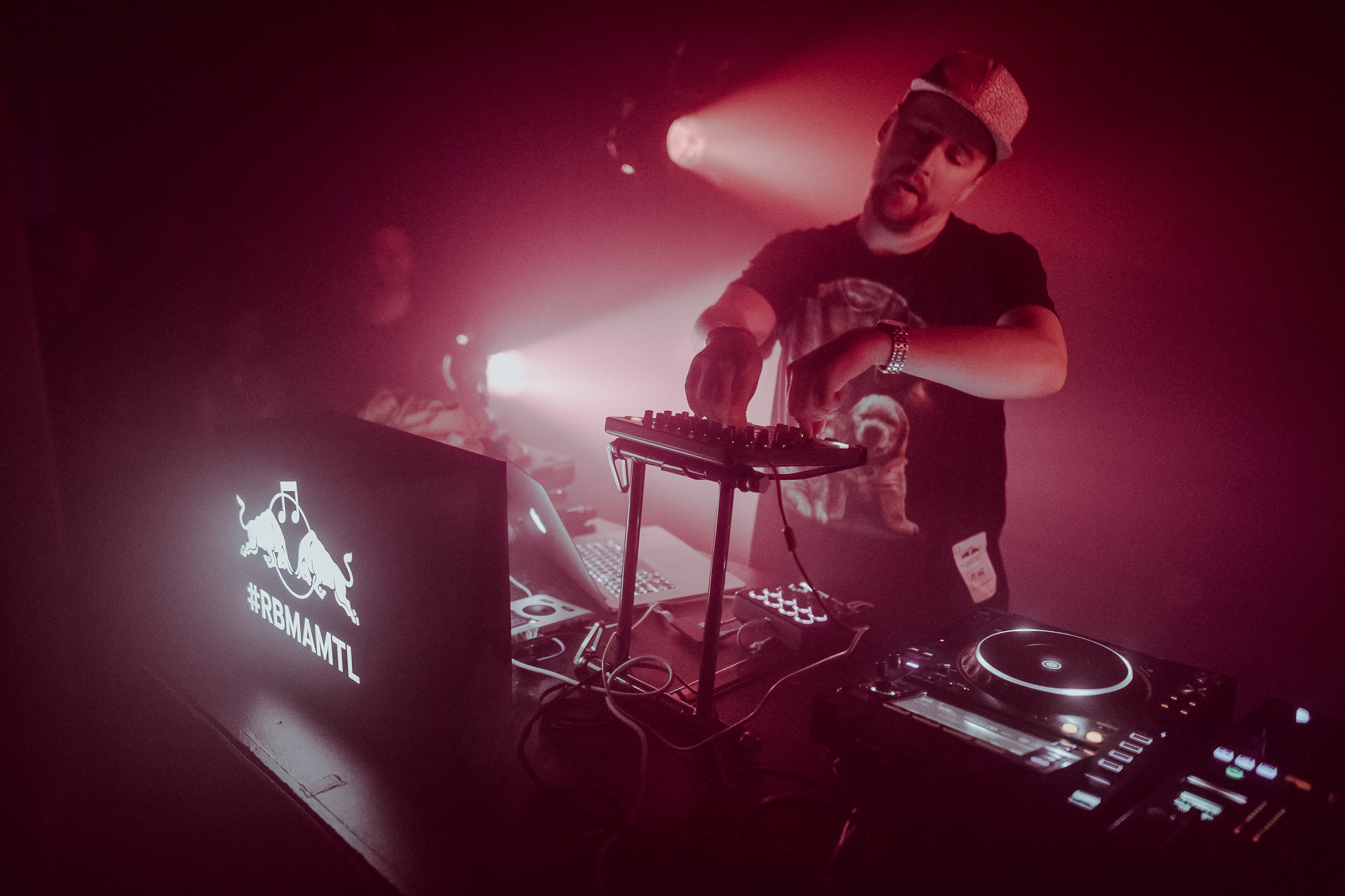 Machinedrum performs at Turbo Crunk during the Red Bull Music Academy in Montreal, September 24 to October 28, 2016